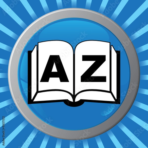 Obraz BOOK A-Z ICON