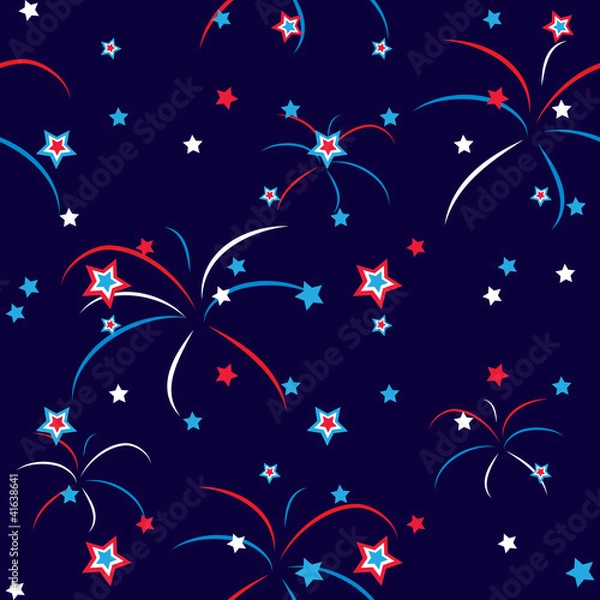 Obraz Seamless pattern of celebration