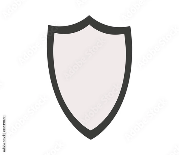 Fototapeta Shield Icon - Vector, Sign and Symbol for Design, Presentation, Website or Apps Elements.