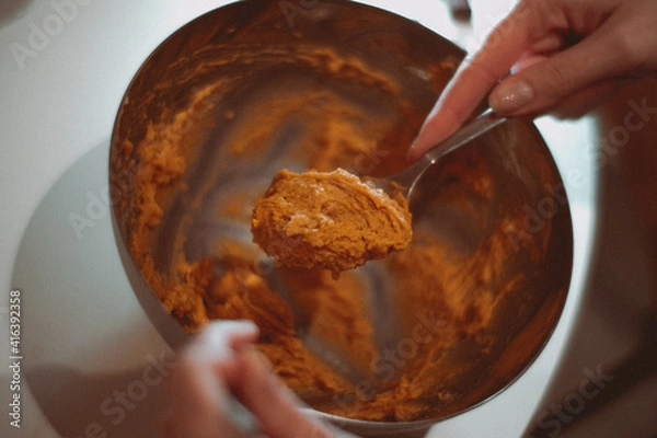 Obraz baking cookies