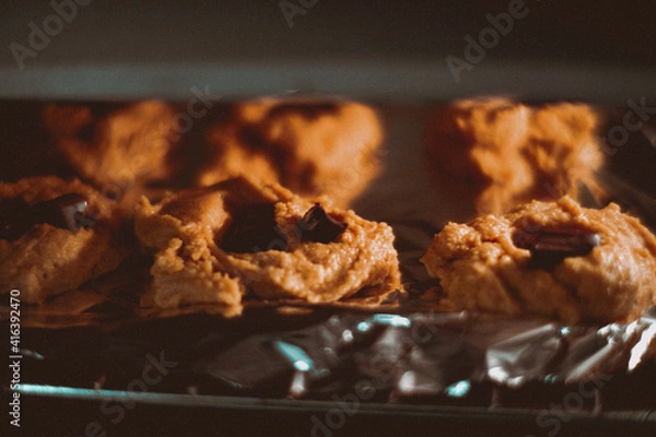 Obraz baking cookies