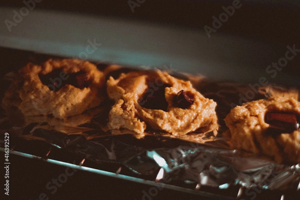 Obraz baking cookies