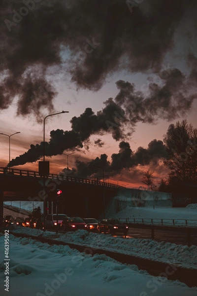 Obraz Late night smoke