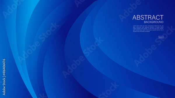 Fototapeta Blue abstract background, polygon backgrounds, Geometric background vector, wave Background, Minimal Texture, cover design, flyer template, web banner background, book cover, advertisement, wallpaper