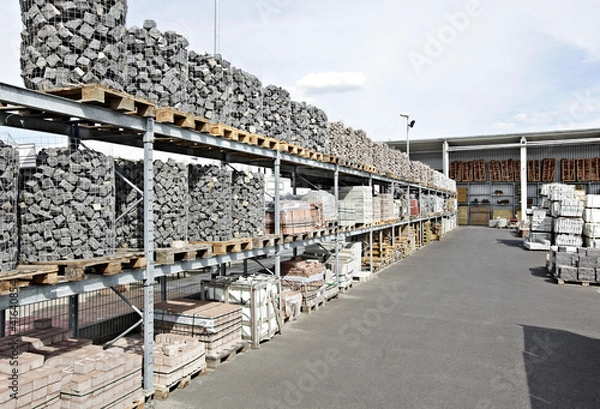 Fototapeta Baulager