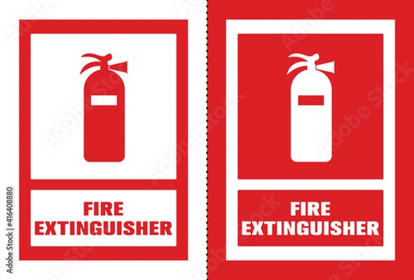 Fototapeta Fire Safety Symbol Sign, Vector Illustration, Label .EPS 10.