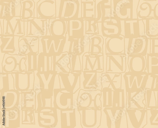 Fototapeta Alphabet background