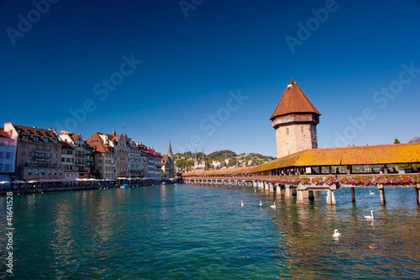 Obraz Chapel Bridge, Luzern