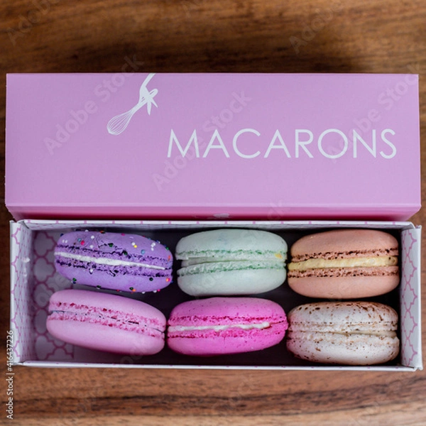 Obraz Box of Macarons