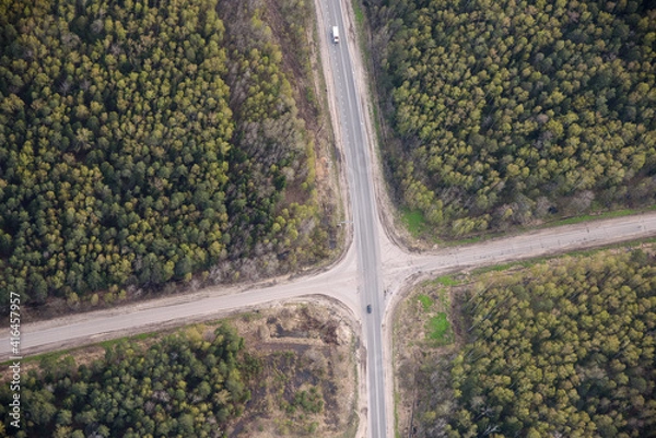 Obraz the road in the city