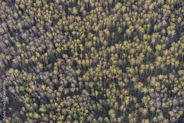 Obraz close up of blue fabric