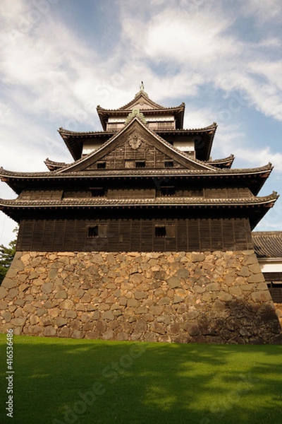 Obraz 優雅なお城　伝統的な建築　日本