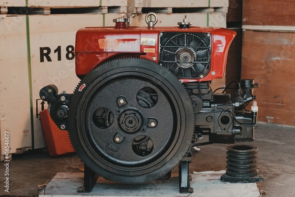 Obraz Tractor engine