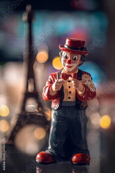 Obraz clown paris