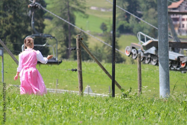 Fototapeta Heidi und Peter Schweizer Tradition