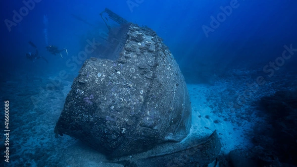 Obraz Wreck scubading.