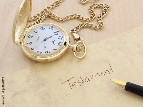 Fototapeta Testament