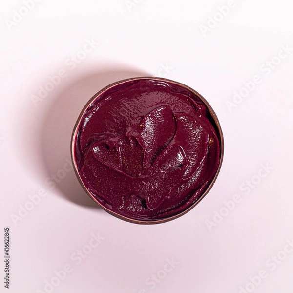 Obraz red wax seal on a white background