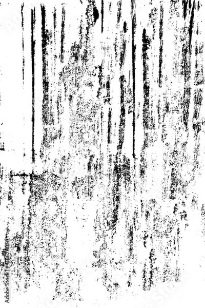 Obraz Grungy slice stone facade of worn wall. Uneven aged splitting plastering of shabby cement ground slab. Broken rustic chipped bumpy grunge loft, vintage rough coating dirty block for 3D retro design