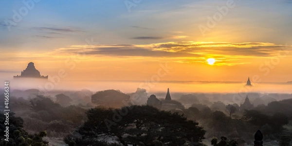 Obraz sunrise over the mountains