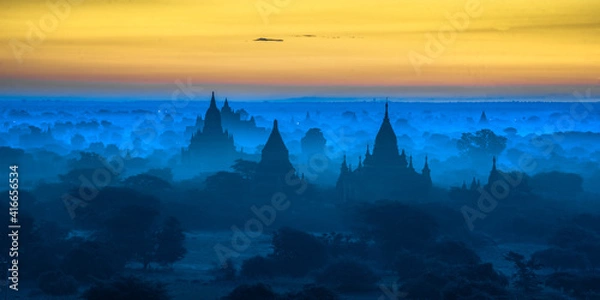 Obraz bagan sunrise