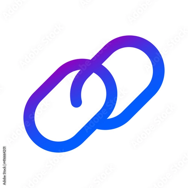 Obraz Chain icon for link