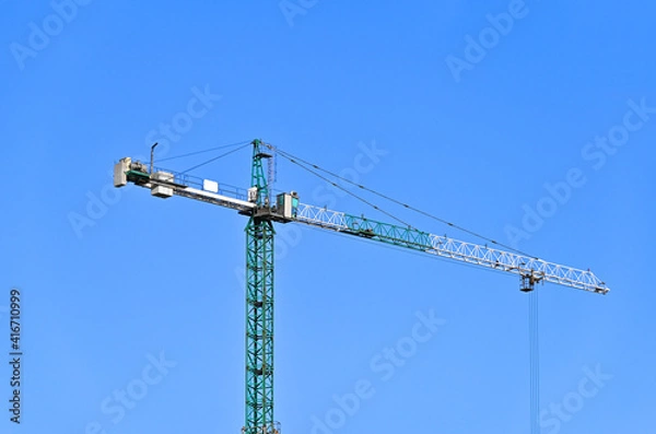 Obraz Construction tower crane