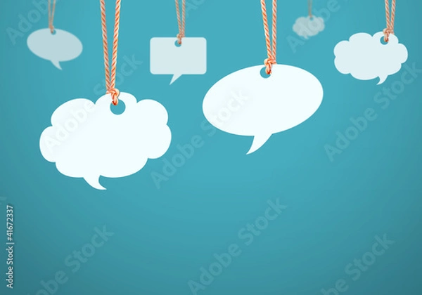 Obraz speech bubble concept