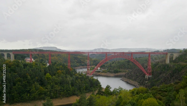 Obraz Viaduc de Garabit - Gustave Eiffel 