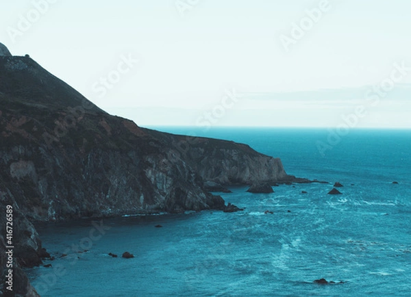 Obraz Mountain and sea landscape