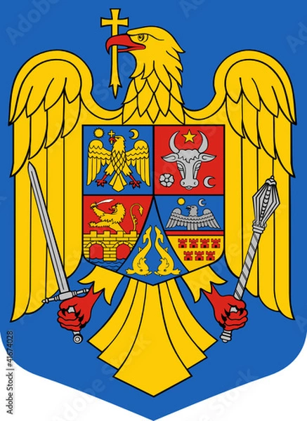 Obraz coat of arms of Romania