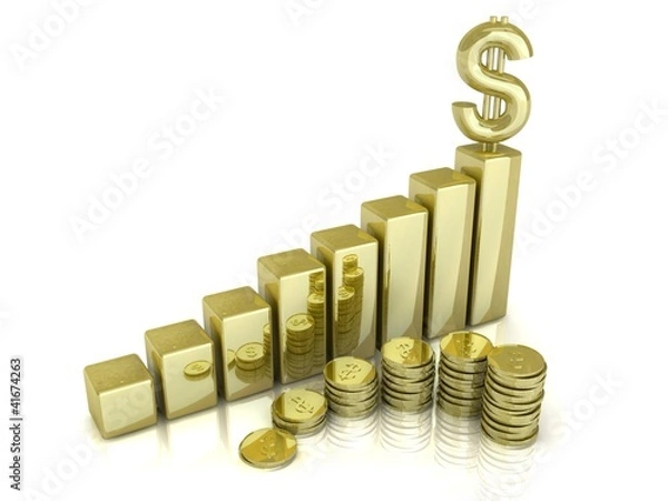 Obraz Business graph