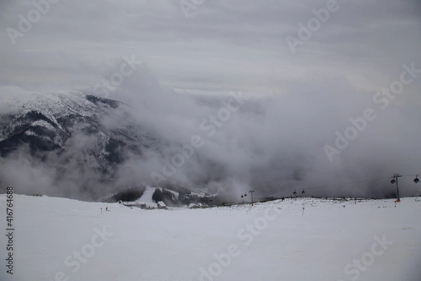 Fototapeta snow mountain Slovakia ski winter Jasna Europa