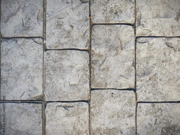 Fototapeta Background and texture stone floor. Blurred background texture. Focus text. Wallpaper and pattern.
