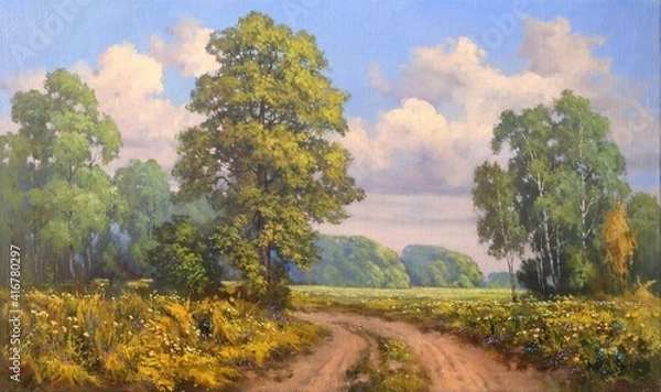 Fototapeta summer landscape