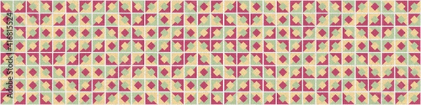Obraz Abstract Geometric Pattern generative computational art illustration