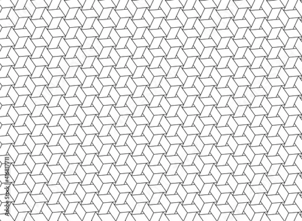 Fototapeta 和柄模様「平行四辺形」