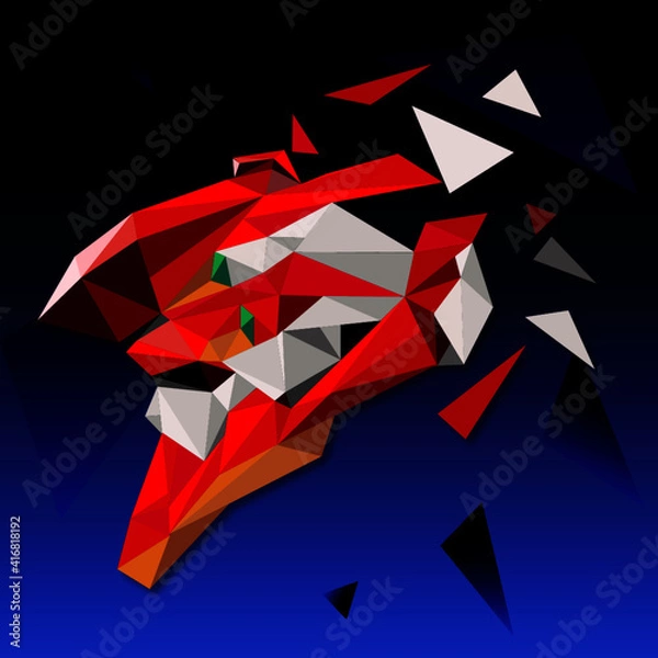 Fototapeta EVA 02 Low Poly
