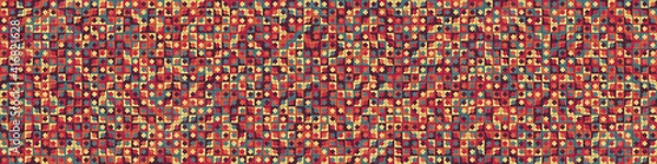 Fototapeta Abstract Geometric Pattern generative computational art illustration