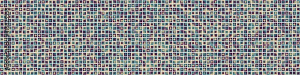Fototapeta Abstract Geometric Pattern generative computational art illustration