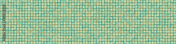 Fototapeta Abstract Geometric Pattern generative computational art illustration