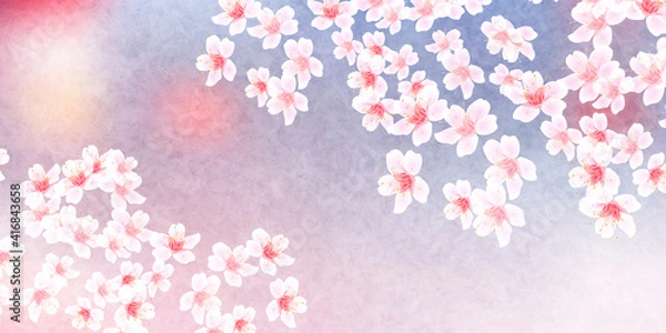 Fototapeta 桜　春　風景　背景