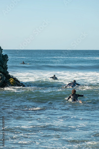 Obraz surfer in action