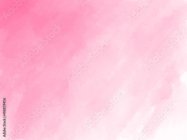 Fototapeta シンプルな水彩イラスト　ピンク　背景や壁紙に