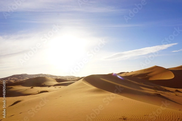 Obraz モロッコの美しいサハラ砂漠