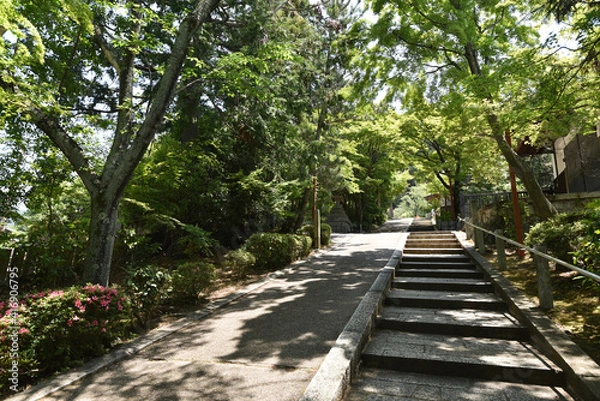 Fototapeta 粟田神社　参道　京都市