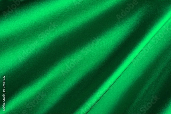 Fototapeta シルクのドレープ　緑