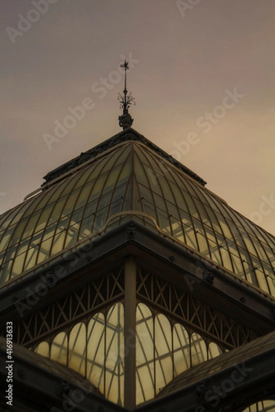 Obraz Palacio de Cristal de Madrid