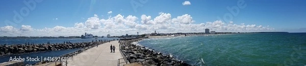 Obraz Ansicht aus Warnemünde / Rostock