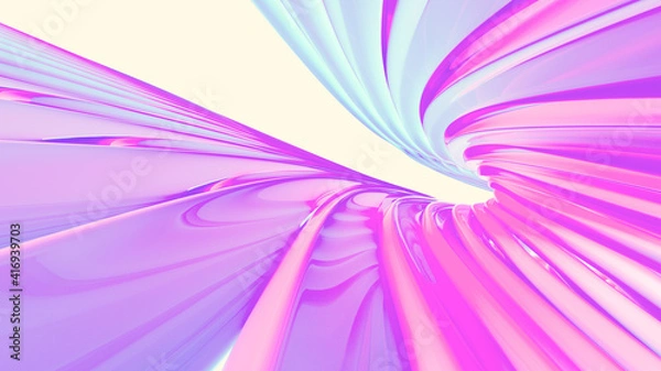Obraz Blue purple fluid gradient background